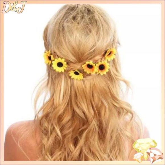 Diamonds & Jules Accessories - 💎✨BOGO👧  Sunflower Hair Pins (Set of 5)